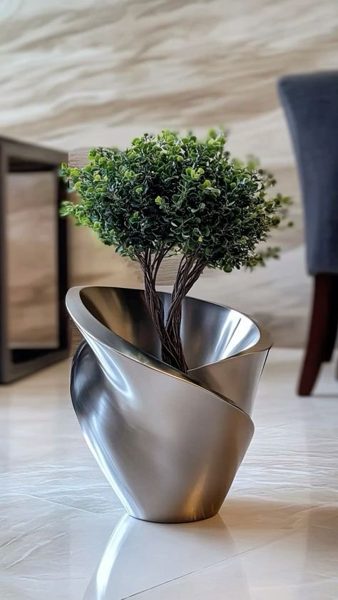 Stainless Steel Planters, reference design 007